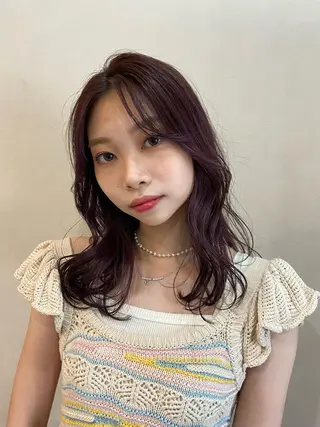 セミロング ボブ/透明感カラー 🧸YUI❤️のヘアスタイル