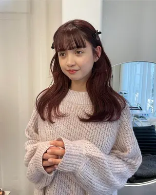 ロング 🎀韓国/艶髪/暗髪 🎀 柚月🫧立川駅のヘアスタイル