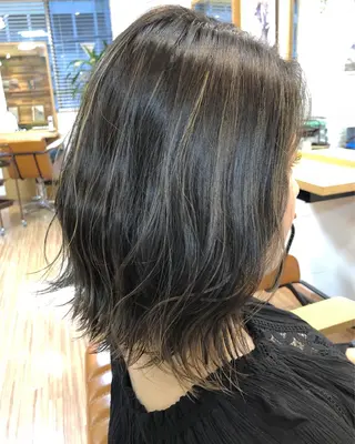 ミディアム カラー ヘアアレンジ 遠藤 拓馬のヘアスタイル