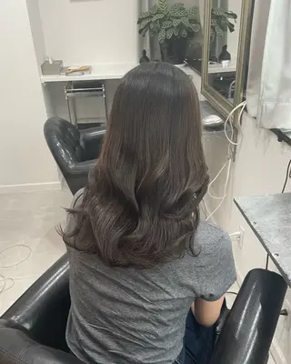 セミロング カラー 💝透明感/ブリーチ /れい💝のヘアスタイル