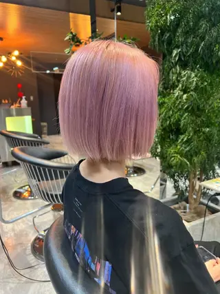 ショート カラー LYNDA所属・仙台/LYNDA/ 艶カラー/chikaのヘアスタイル