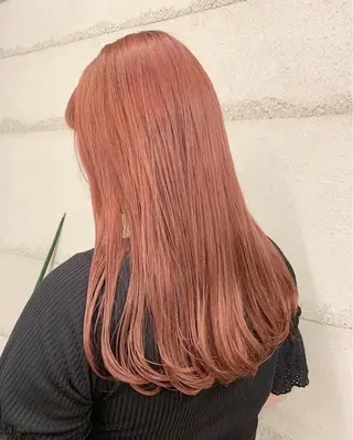 セミロング カラー 透明感/オリーブ/ グレージュ/YUKAのヘアスタイル