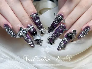 ネイル E.N🦋 長さ出し/持ち込みのネイルデザイン