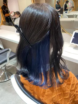 ミディアム 新宿/韓国ヘア 中明度カラー/かやのヘアスタイル