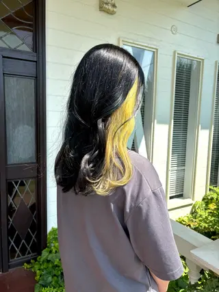 ロング 内田 遥香のヘアスタイル