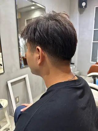 ショート パーマ メンズ 中目黒メンズ刈り上げ Harunaのヘアスタイル