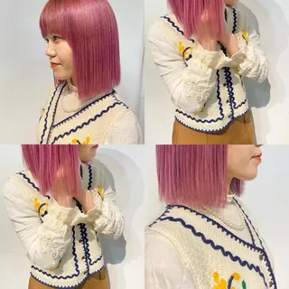 ミディアム 小玉 杏華のヘアスタイル