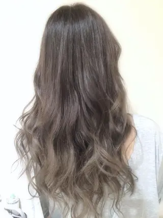 ミディアム セミロング ロング カラー パーマ ヘアアレンジ filo byFeria渋谷所属・縮毛矯正/美髪 髪質改善/石田幸輔のヘアスタイル