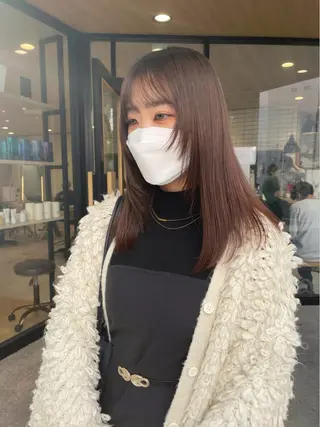 ミディアム haru/レイヤー/ ウルフのヘアスタイル