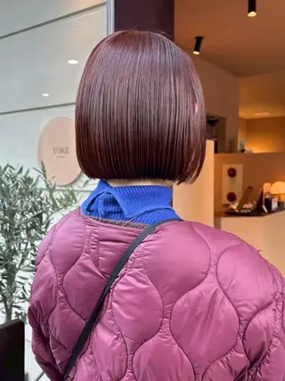 ショート 透明感カラー꙳⟡. YOKE reinaのヘアスタイル