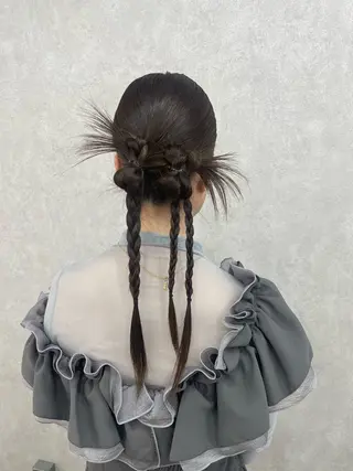 ヘアアレンジ 【店長】インナー指名 No.1戸塚優思のヘアスタイル