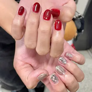 ネイル LUNI（シェアサロンHeartSpace内）所属・LUNI 久屋大通 ˚✧₊⁎/ yuriのネイルデザイン