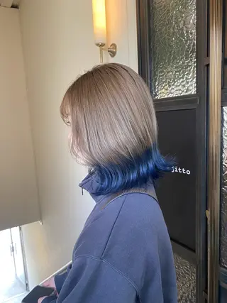 ミディアム Ly a jitto  【リーアジット】所属・maho🦋🫧 Ly a jittoのヘアスタイル