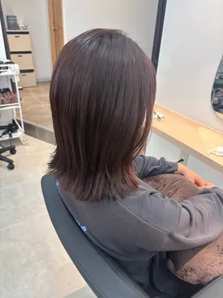 セミロング ice prod by　bloom所属・明石 優衣のヘアスタイル