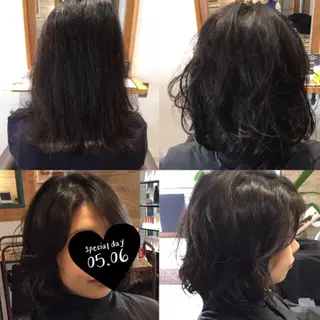 ミディアム TELA HAIR 幕張本郷所属・TELA HAIR 幕張本郷店　千尋のヘアスタイル