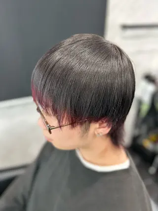 カラー メンズ 成安 雪菜のヘアスタイル