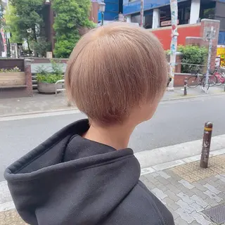 ショート カラー メンズ 熊谷ウルフ・レイヤー あゆむのヘアスタイル