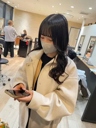 ロング 亀川蓮 Agu hairのヘアスタイル