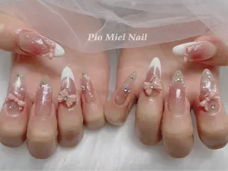 ネイル HANA 長さだしのネイルデザイン