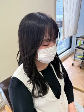 ロング 溝口 槙里也のヘアスタイル