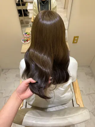 ロング カラー 【ボブ/透明感カラー 】🎀上村美緒🎀のヘアスタイル