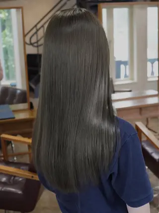 ロング カラー elto四条烏丸 // ア オ リのヘアスタイル