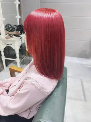 ミディアム ヘアアレンジ カラー 𝐑𝐈𝐍𝐊𝐀 🐣🩷のヘアスタイル