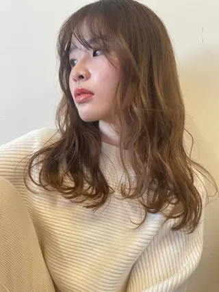 ロング カラー 足立 悠輔のヘアスタイル