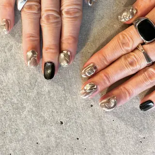 メンズ ネイル nail&eye Aoのマツエク・マツパデザイン