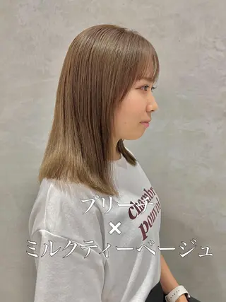 ミディアム ハルキ/ 髪質改善のヘアスタイル