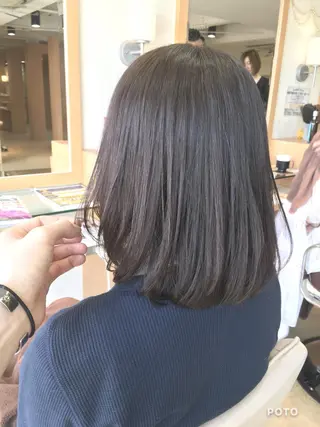 セミロング 🐝肥田 しょーと🐝のヘアスタイル