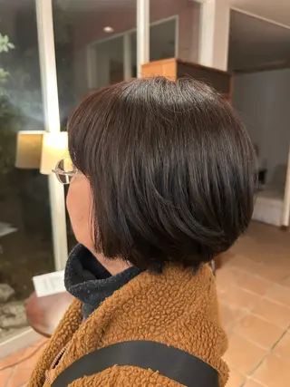 ショート 青手木 花寧のヘアスタイル