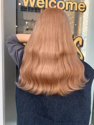 ロング カラー パーマ ヘアアレンジ メンズ キッズ ネイル マツエク・マツパ アイブロウ 🤍韓国風/艶髪🤍 鳥越美羽のヘアスタイル