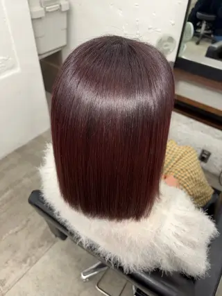 ミディアム 艶髪/トリートメント /透明感🍒YUAのヘアスタイル