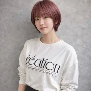 ショート カラー 一ノ瀬 暁のヘアスタイル