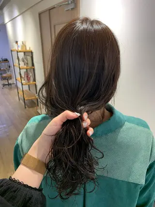 ロング カラー パーマ Door代官山所属・詩織/パーマ /代官山のヘアスタイル