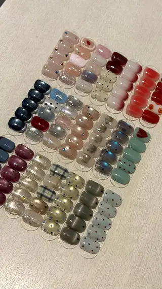 ネイル nail salon HAZY所属・HAZY☁️長堀橋 |ショートネイル🧸のネイルデザイン