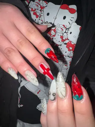 ネイル MITSUKI🪡 海外/個性派/ロングのネイルデザイン