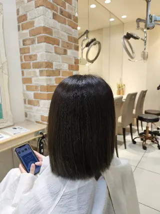 ミディアム 樋口 捷のヘアスタイル