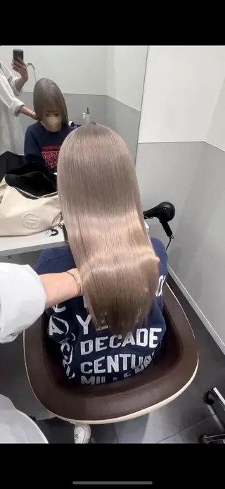 ロング ダブルカラー特化💍 tiam💍韓国ヘアのヘアスタイル