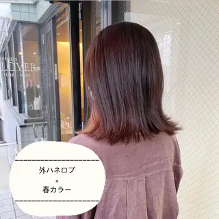 ミディアム カラー grace by happiness所属・艶髪/巻ける縮毛矯正 /髪質改善naoのヘアスタイル