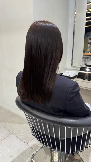 セミロング sweetroom平塚所属・⭐️縮毛矯正 氷室翔也カラー⭐️のヘアスタイル