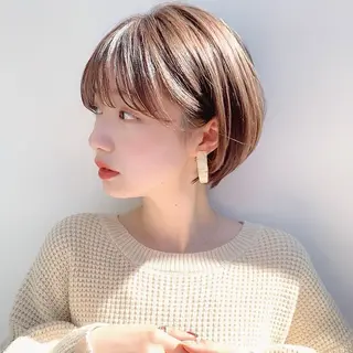 ショート fish所属・横浜/レイヤー/ボブ shiira👼🏻のヘアスタイル