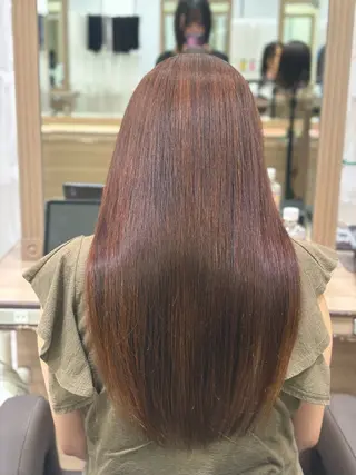 ロング パーマ Ash 新小岩 🐈⬛中溝有紗🎀のヘアスタイル