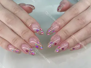 ネイル 神田 ココナッツのネイルデザイン