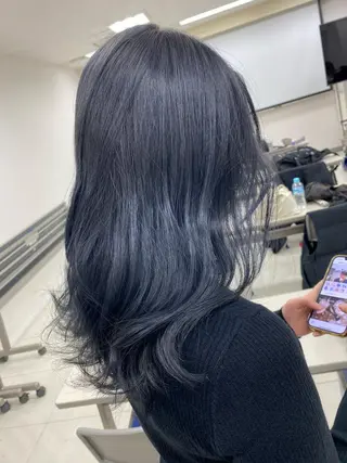 ミディアム カラー 田島 泰雅のヘアスタイル