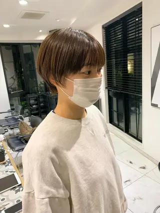 ショート TENELE所属・チバ タクミのヘアスタイル