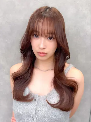 ロング カラー 🇰🇷韓国レイヤー 錦糸町【北山謙三】のヘアスタイル