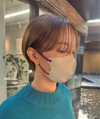 ショート カラー mee.表参道所属・ボブ/ショート /パーマ/shinのヘアスタイル