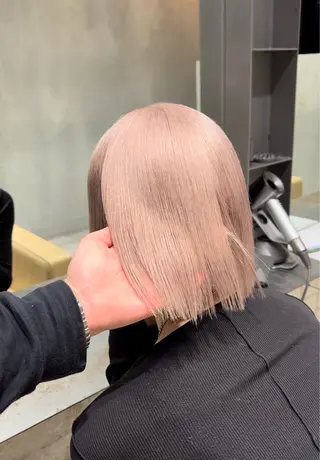 カラー album銀座店所属・ブリーチ特化/ 銀座/シンヤのヘアスタイル